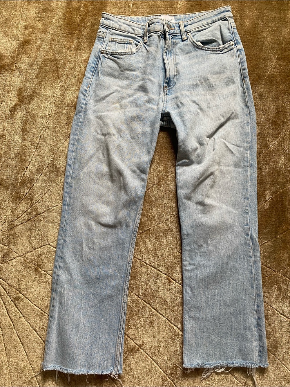Zara Light Blue women’s Straight Jeans
